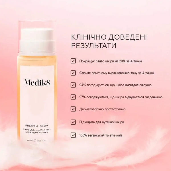 Лімітований новорічний набір Medik8 Brighten Up Instant Glow and Smooth Duo Kit P11488 фото